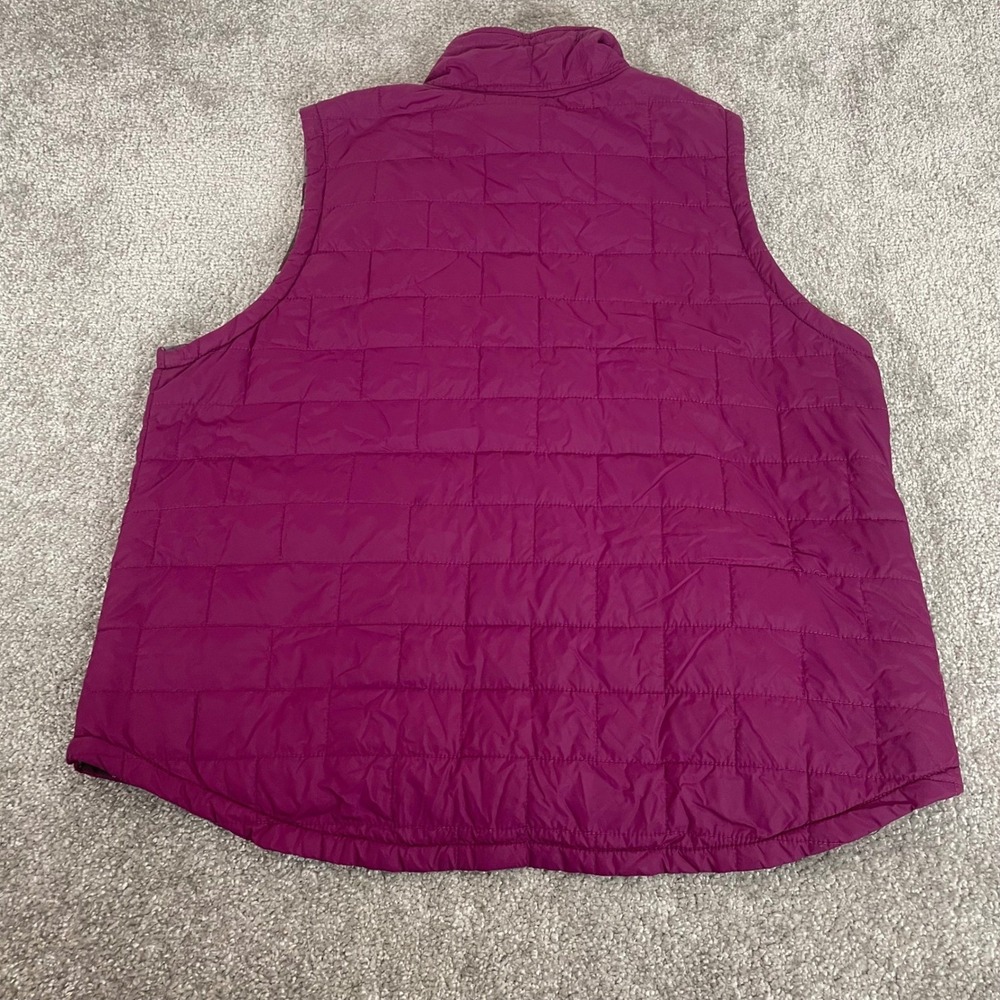 Carhartt Reversible Vest Womens XXL Quilted Plaid Full Zip Magenta 2XL - Picture 7 of 11
